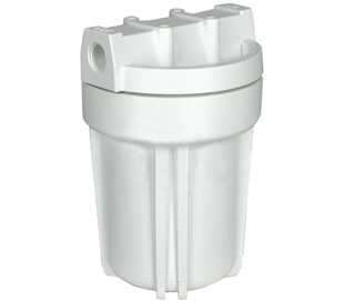 Hydronix HF3-10WHWH38 10 White Housing with White Rib Cap For RO & Filtration Systems 3/8 Ports Hydronix HF3-10WHWH38 10 White Housing with White Rib Cap For RO & Filtration Systems 3/8 Ports